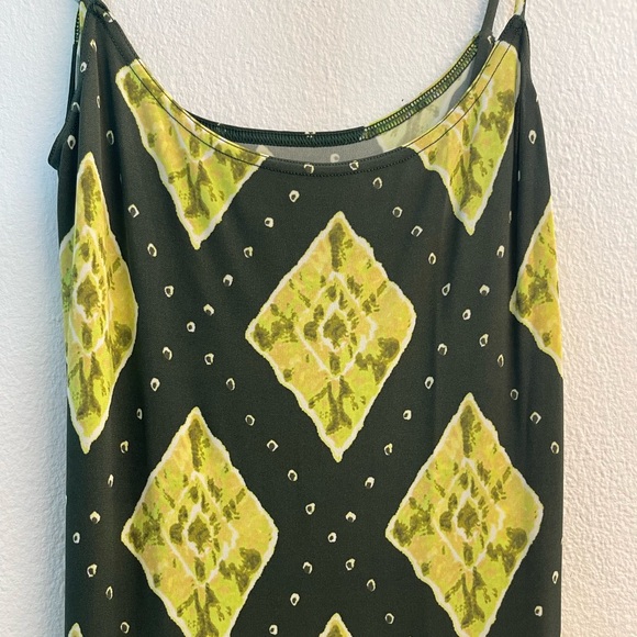 MARC JACOBS
Small Redux Grunge Ikat Jersey Slip Dress In Green Multi - Picture 5 of 10